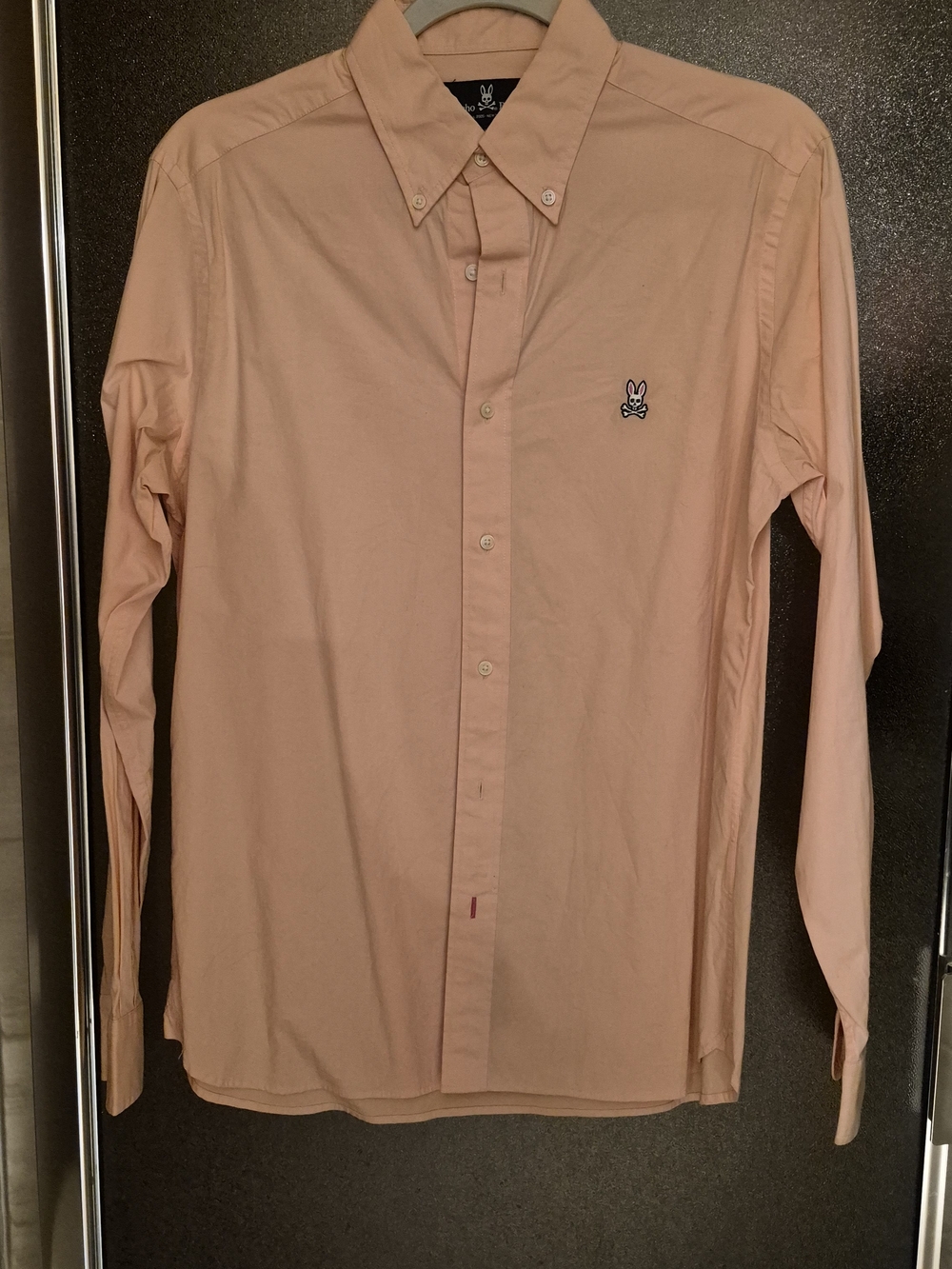 Psycho Bunny Pink Button-Down Dress Shirt